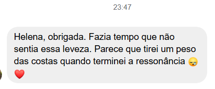 Print de depoimento 5